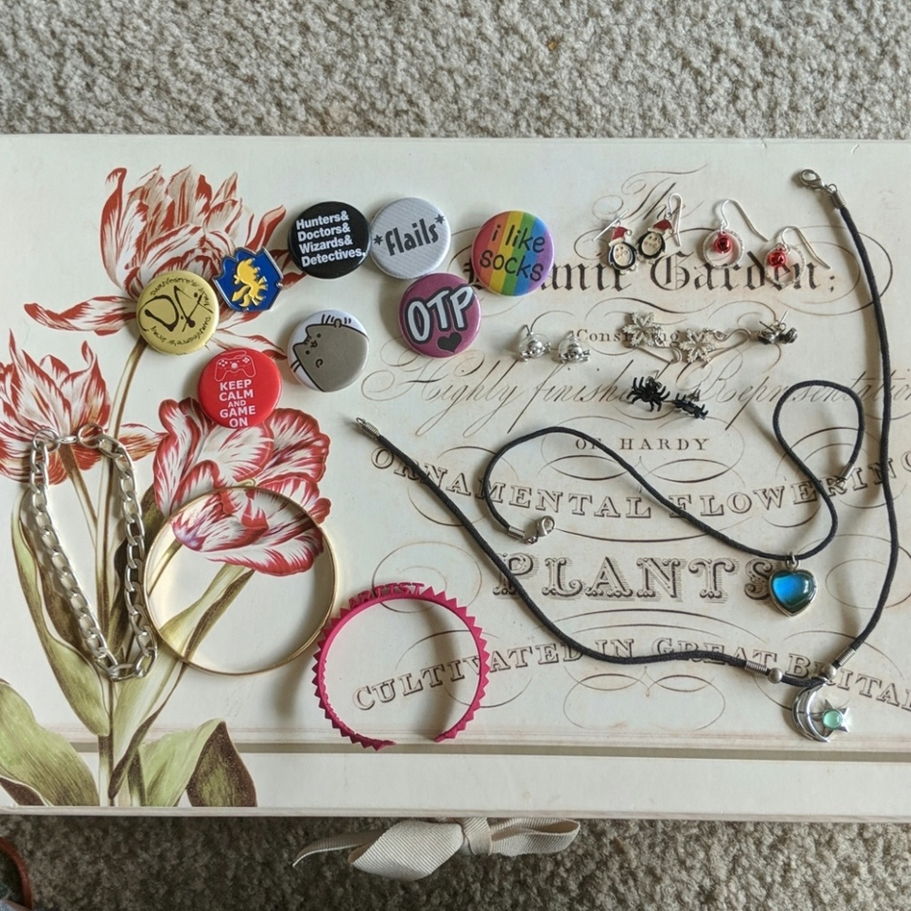 Assorted Fun Jewelry and Pins